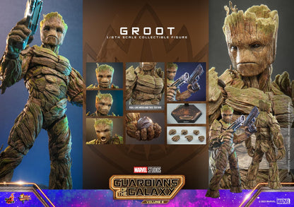 Pedido Figura Groot - Guardians of the Galaxy Vol. 3 marca Hot Toys MMS706 escala 1/6