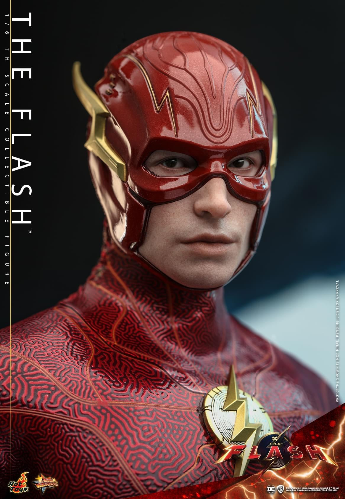 Preventa Figura THE FLASH (Special Edition - incluye Anillo tamaño real) - The Flash marca Hot Toys MMS713B escala 1/6