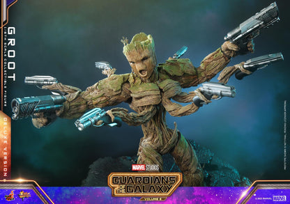 Preventa Figura Groot (Deluxe version) - Guardians of the Galaxy Vol. 3 marca Hot Toys MMS707 escala 1/6