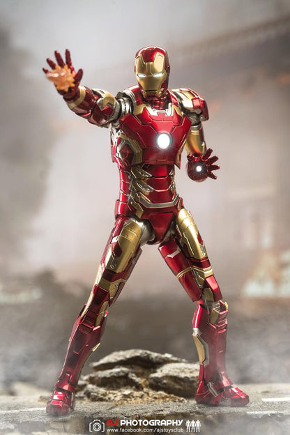 Pedido Figura DLX Iron Man Mark 43 - Avengers Infinity Saga marca Threezero 3Z0247 escala pequeña 1/12