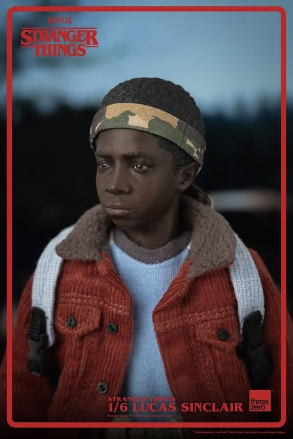 Pedido Figura Lucas Sinclair - Stranger Things marca Threezero 3Z0318 escala 1/6 (relanzamiento)