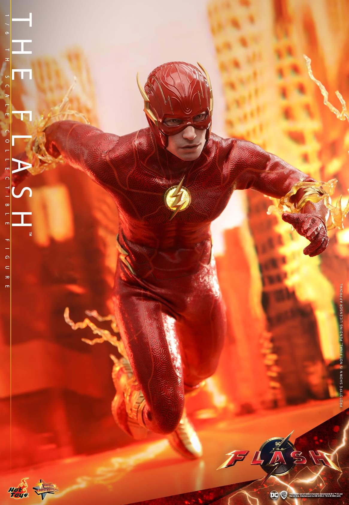 Preventa Figura THE FLASH (Special Edition - incluye Anillo tamaño real) - The Flash marca Hot Toys MMS713B escala 1/6