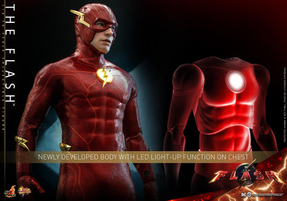 Preventa Figura THE FLASH (Special Edition - incluye Anillo tamaño real) - The Flash marca Hot Toys MMS713B escala 1/6