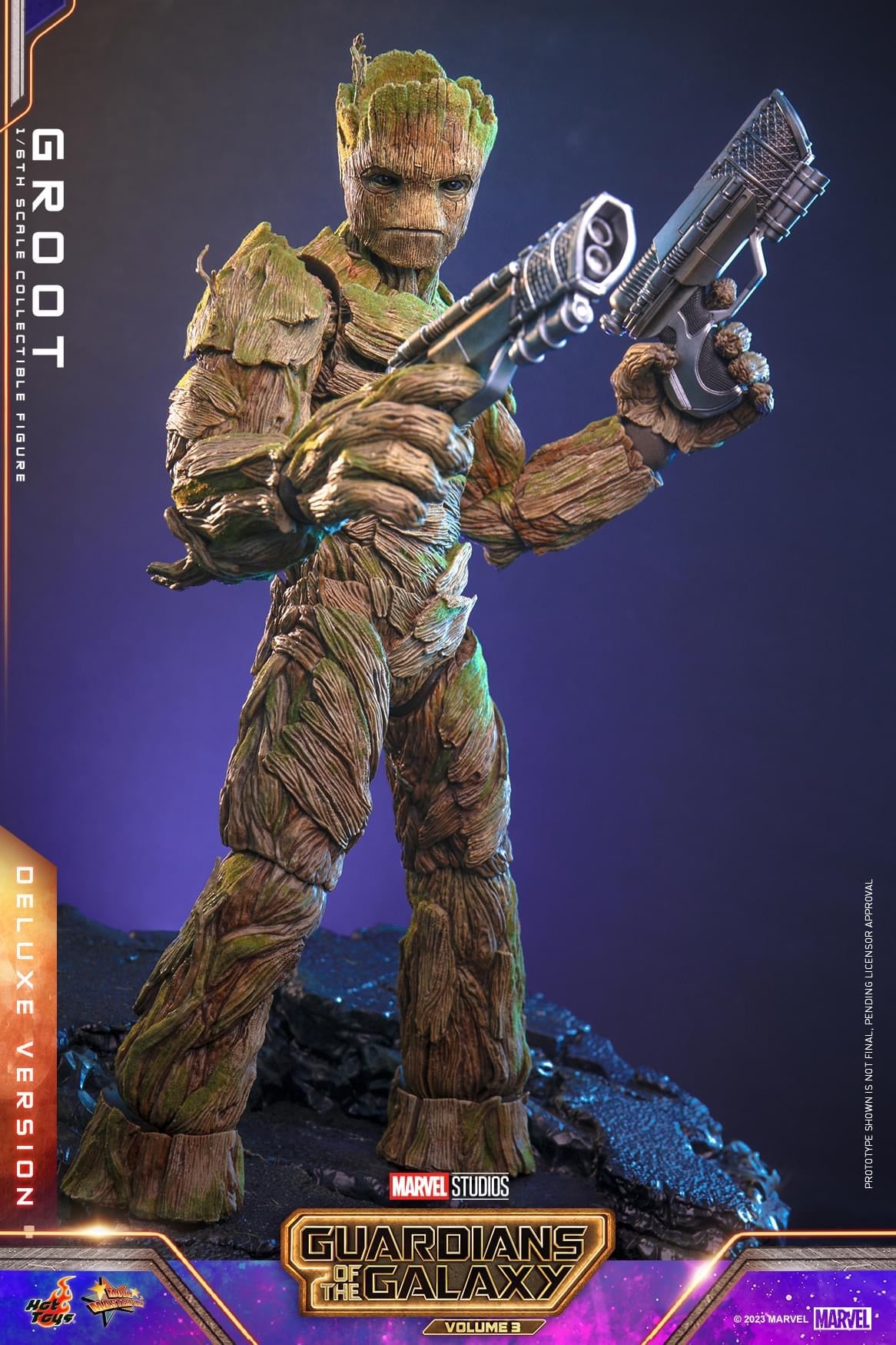 Preventa Figura Groot (Deluxe version) - Guardians of the Galaxy Vol. 3 marca Hot Toys MMS707 escala 1/6