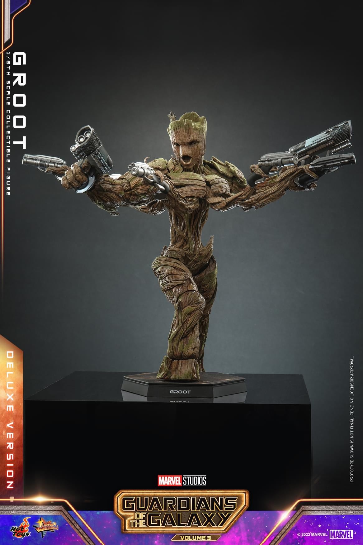 Preventa Figura Groot (Deluxe version) - Guardians of the Galaxy Vol. 3 marca Hot Toys MMS707 escala 1/6