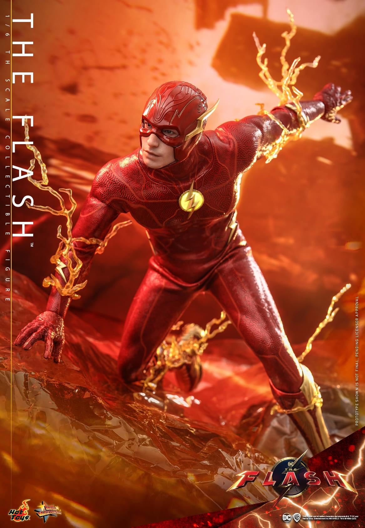 Preventa Figura THE FLASH (Special Edition - incluye Anillo tamaño real) - The Flash marca Hot Toys MMS713B escala 1/6