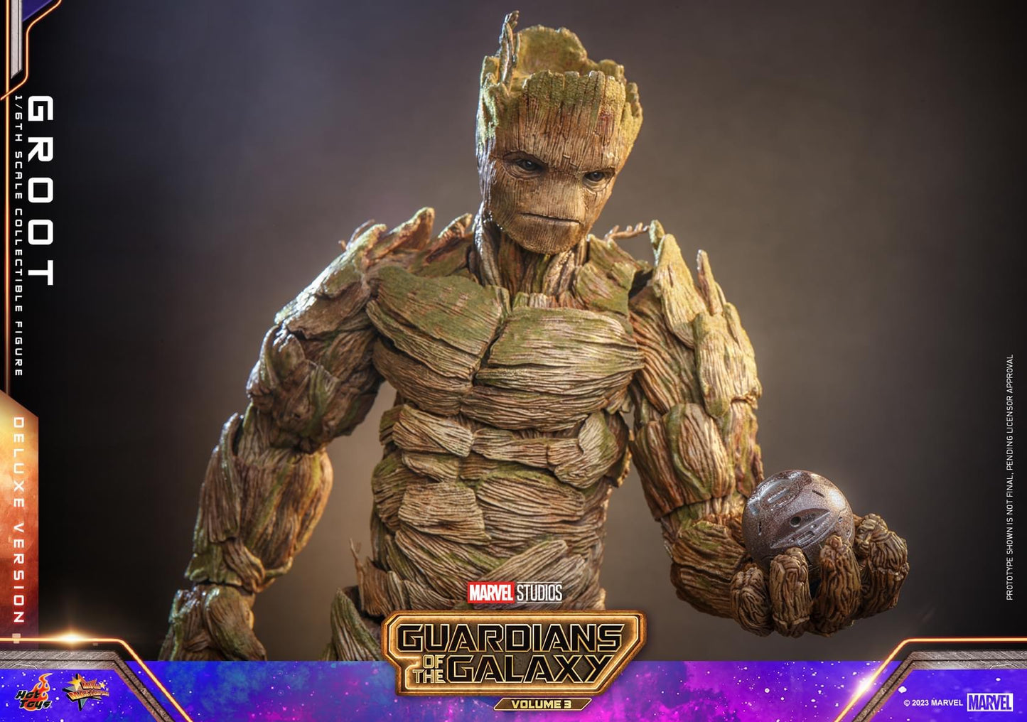 Preventa Figura Groot (Deluxe version) - Guardians of the Galaxy Vol. 3 marca Hot Toys MMS707 escala 1/6