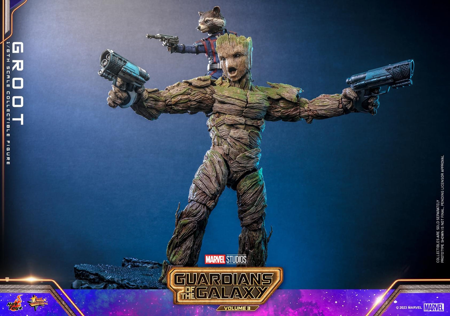 Pedido Figura Groot - Guardians of the Galaxy Vol. 3 marca Hot Toys MMS706 escala 1/6