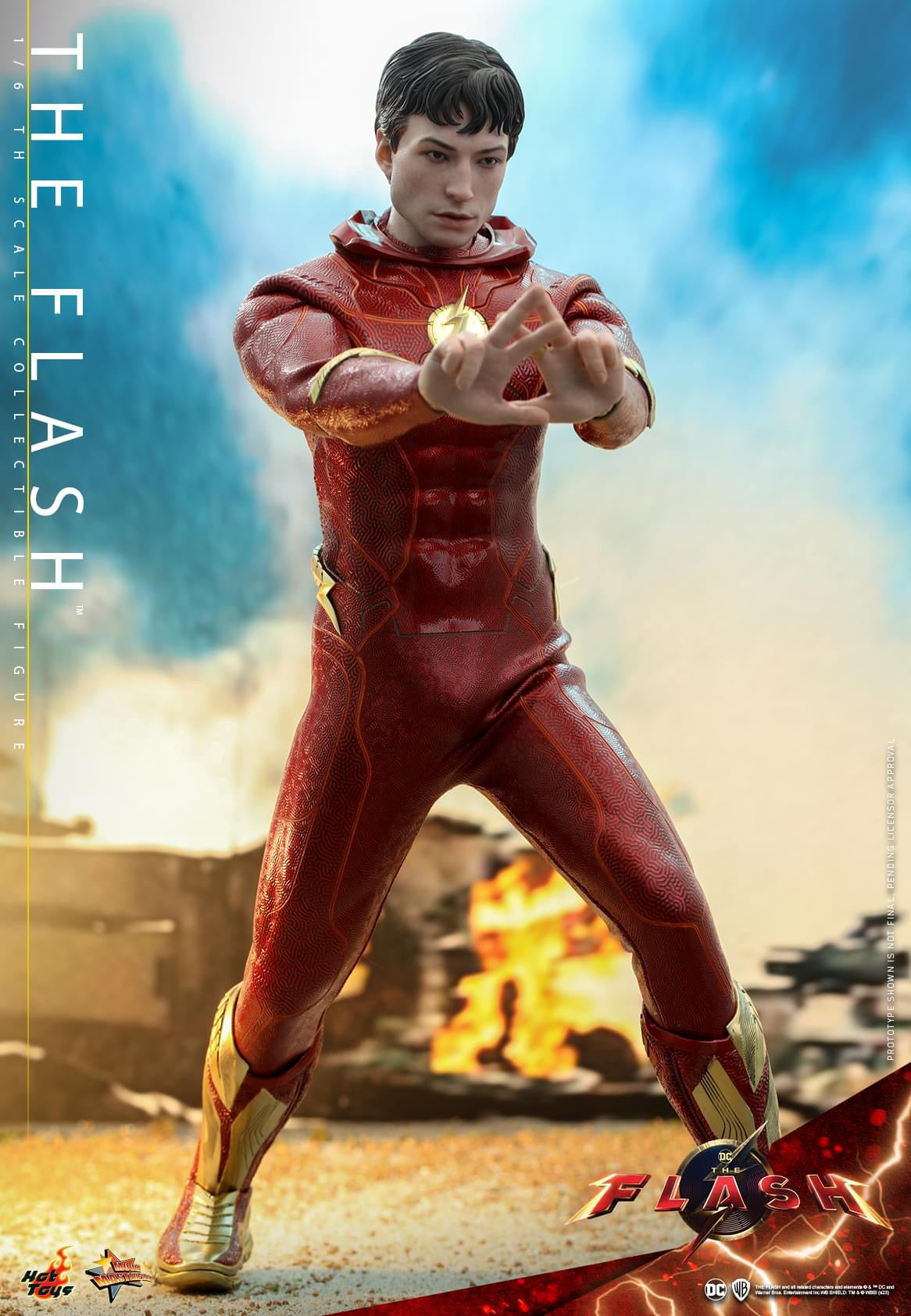 Preventa Figura THE FLASH (Special Edition - incluye Anillo tamaño real) - The Flash marca Hot Toys MMS713B escala 1/6