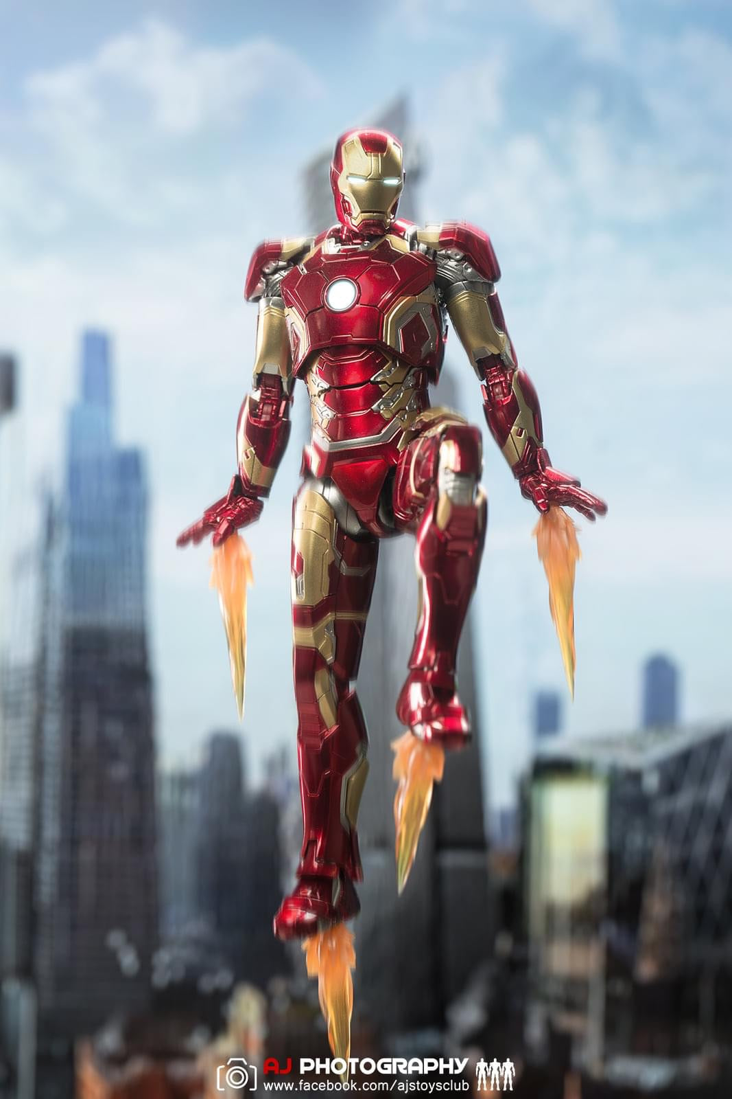 Pedido Figura DLX Iron Man Mark 43 - Avengers Infinity Saga marca Threezero 3Z0247 escala pequeña 1/12