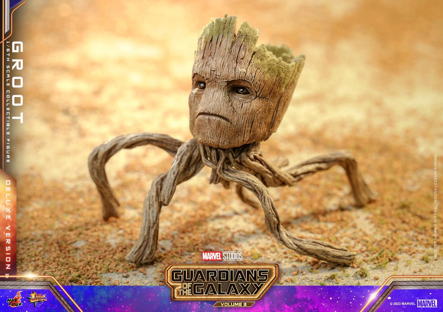 Preventa Figura Groot (Deluxe version) - Guardians of the Galaxy Vol. 3 marca Hot Toys MMS707 escala 1/6