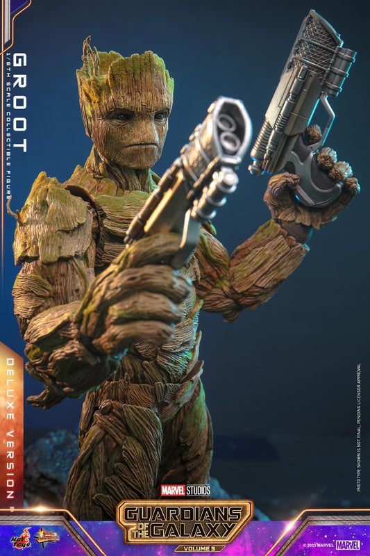 Preventa Figura Groot (Deluxe version) - Guardians of the Galaxy Vol. 3 marca Hot Toys MMS707 escala 1/6