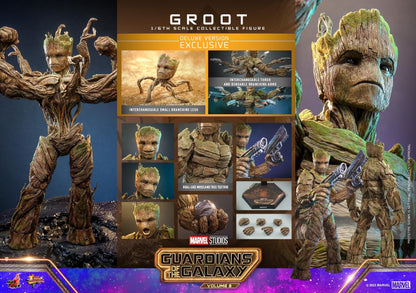 Preventa Figura Groot (Deluxe version) - Guardians of the Galaxy Vol. 3 marca Hot Toys MMS707 escala 1/6