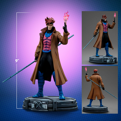 Preventa Estatua Gambit (Limited Edition) - X-Men '97 marca Iron Studios escala de arte 1/10