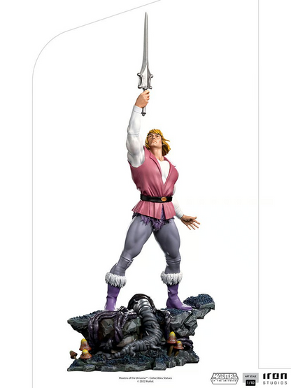 Pedido Estatua Prince Adam - Masters of the Universe - marca Iron Studios escala de arte 1/10