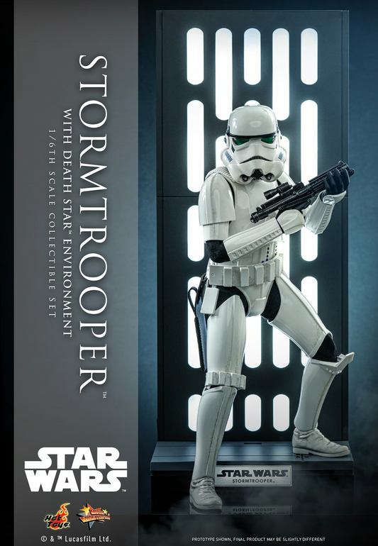 Preventa Figura Stormtrooper con entorno de la Estrella de la Muerte / Death Star Environment - Star Wars™ marca Hot Toys MMS736 escala 1/6