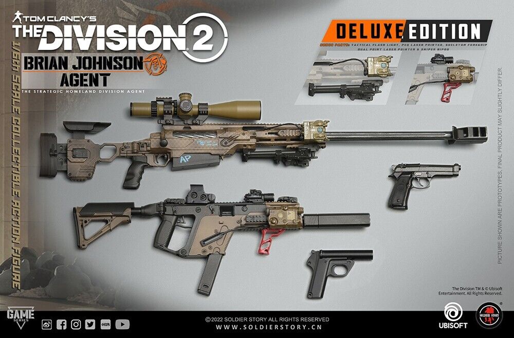 Pedido Figura Brian Johnson (Deluxe Version) - Ubisoft The Division 2 marca Soldier Story SSG-005 escala 1/6