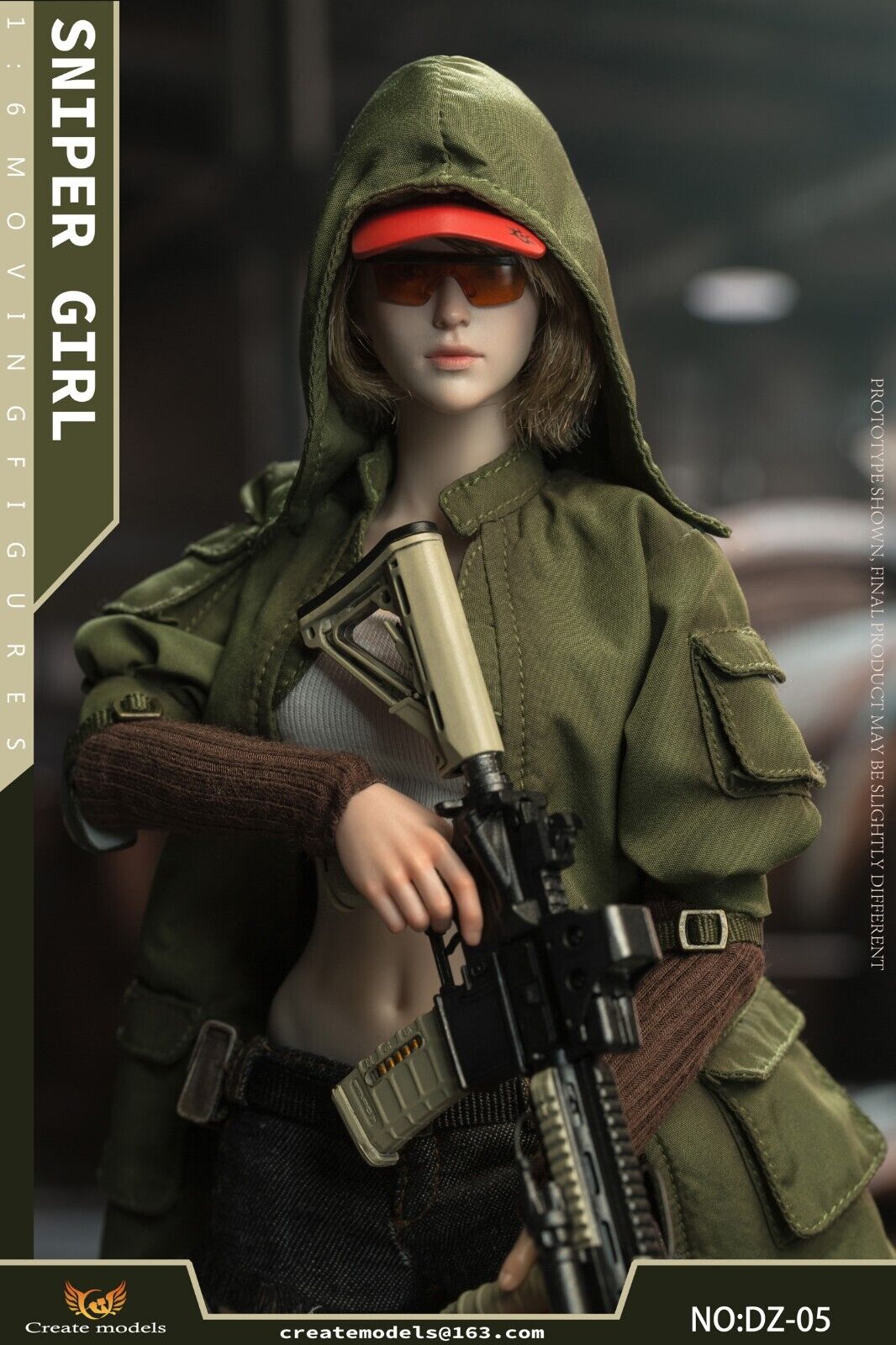 Pedido Figura Sniper Girl Songbird marca Create models DZ-05 escala 1/6