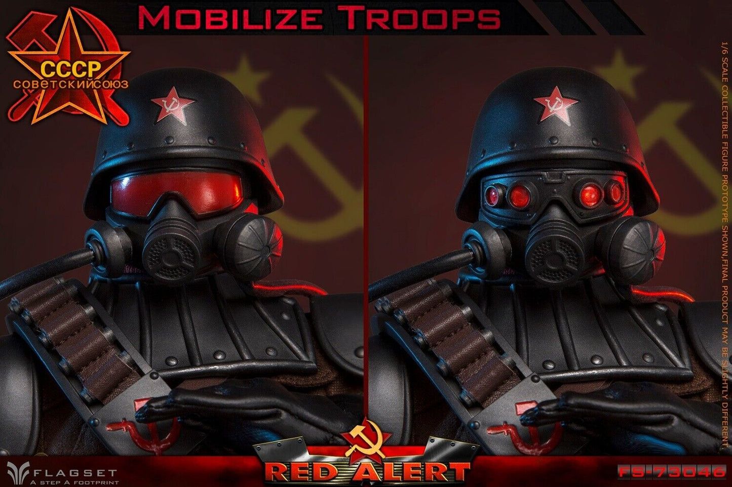 Pedido Figura Mobilize Troops - Red Alert CCCP marca Flagset FS-73046 escala 1/6