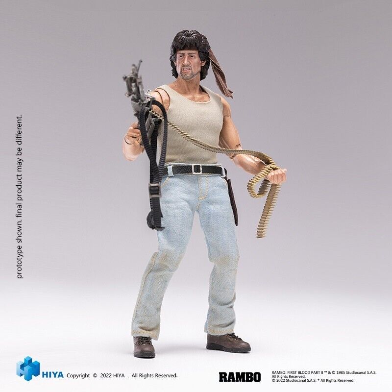 Pedido Figura John Rambo - Rambo: First Blood - Exquisite Super Series marca HIYA ESR0097 escala pequeña 1/12