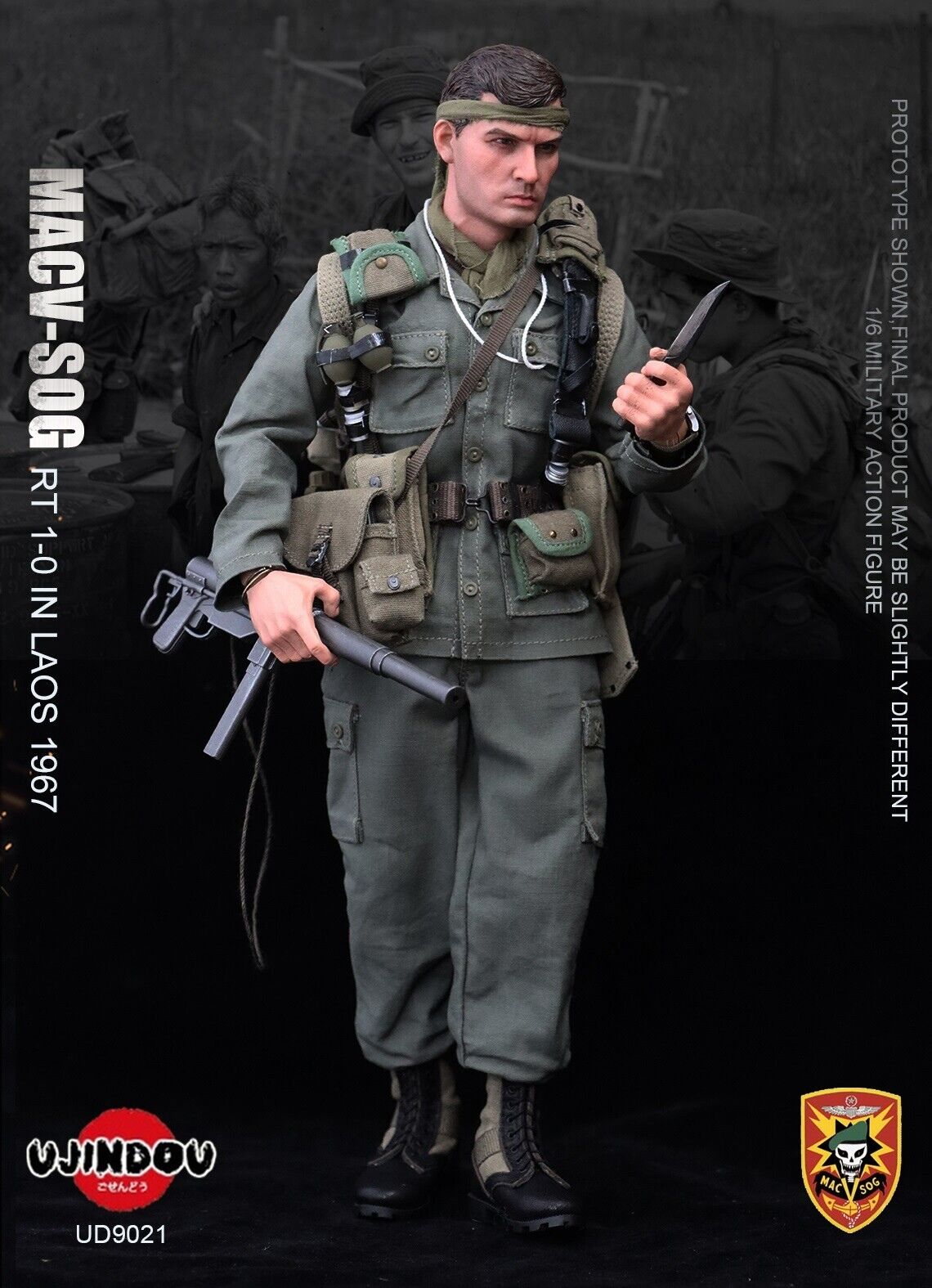 Pedido Figura MACV SOG Recon Team in Laos marca Ujindou UD9021 escala 1/6