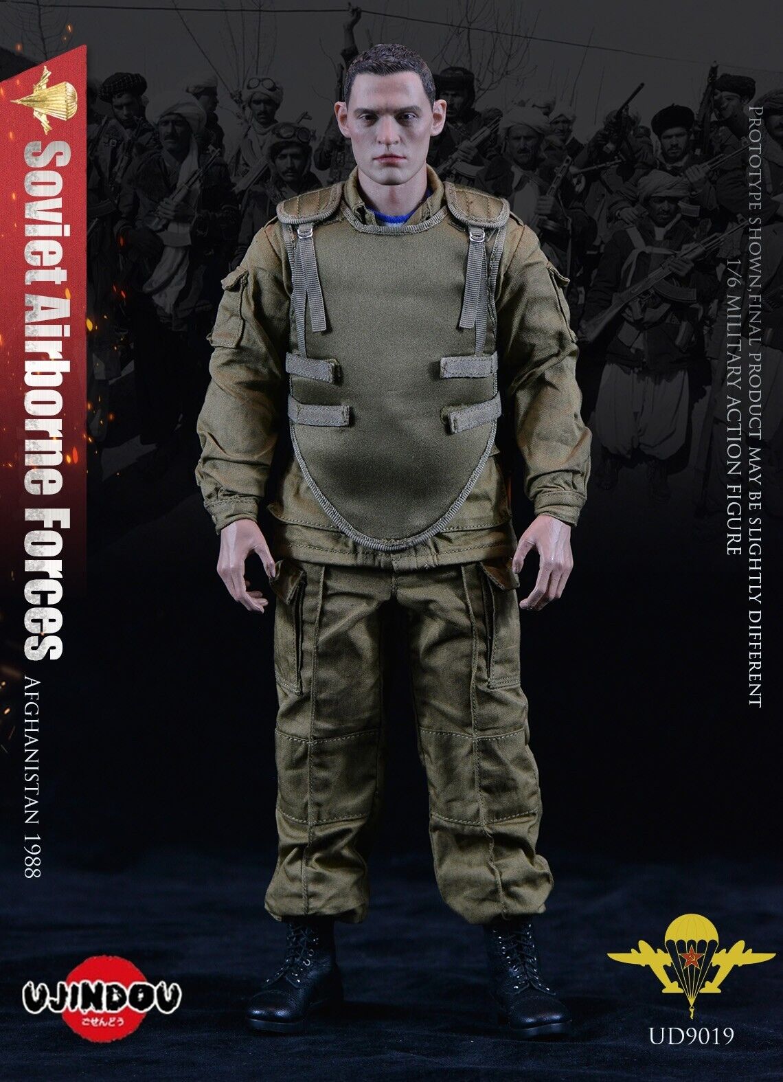 Pedido Figura Soviet Airborne Forces - Afghanistan 1988 marca Ujindou UD9019 escala 1/6