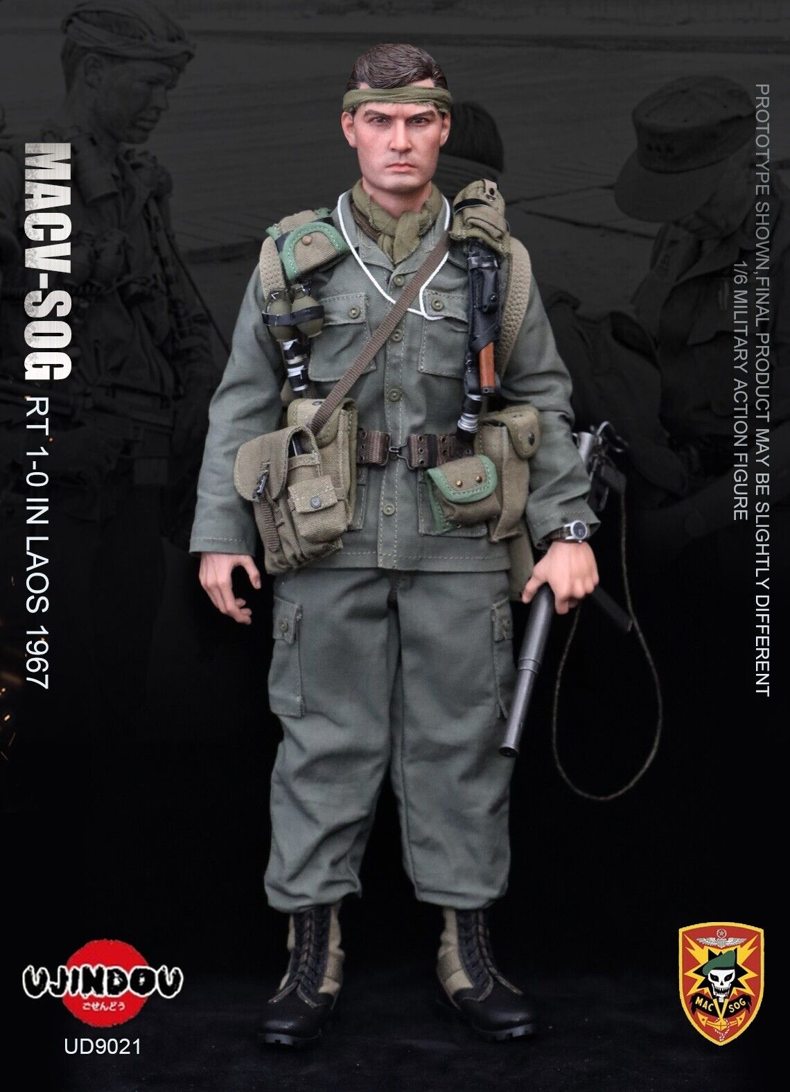 Pedido Figura MACV SOG Recon Team in Laos marca Ujindou UD9021 escala 1/6