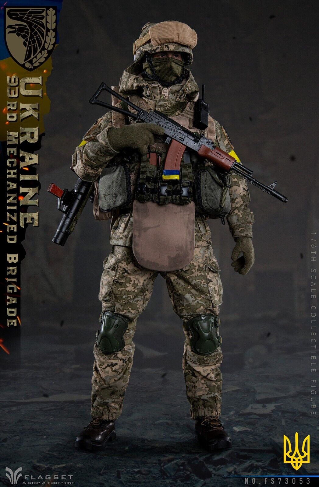 Preventa Figura Anti Tank Gunner marca Flagset FS-73053 escala 1/6