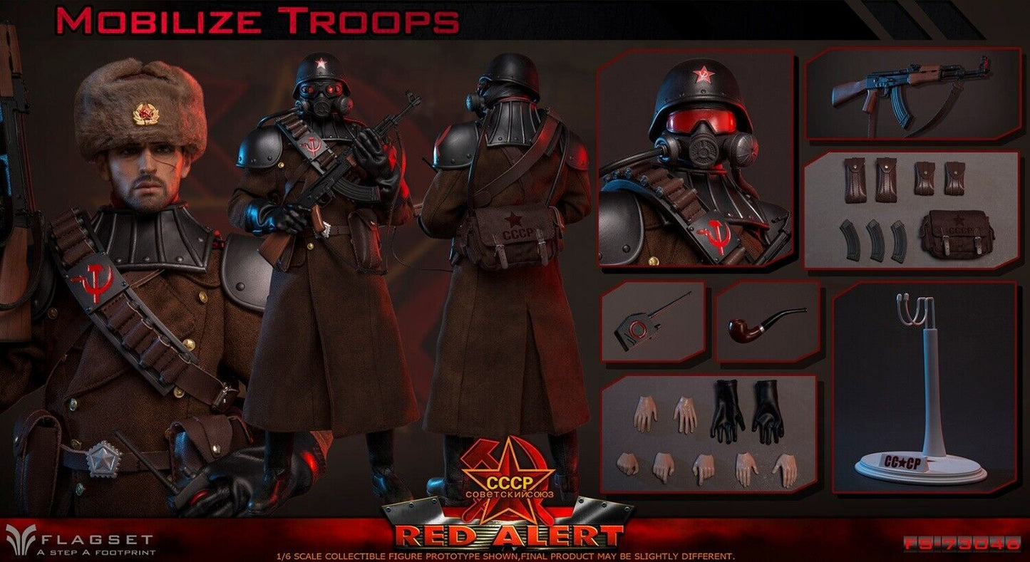 Pedido Figura Mobilize Troops - Red Alert CCCP marca Flagset FS-73046 escala 1/6