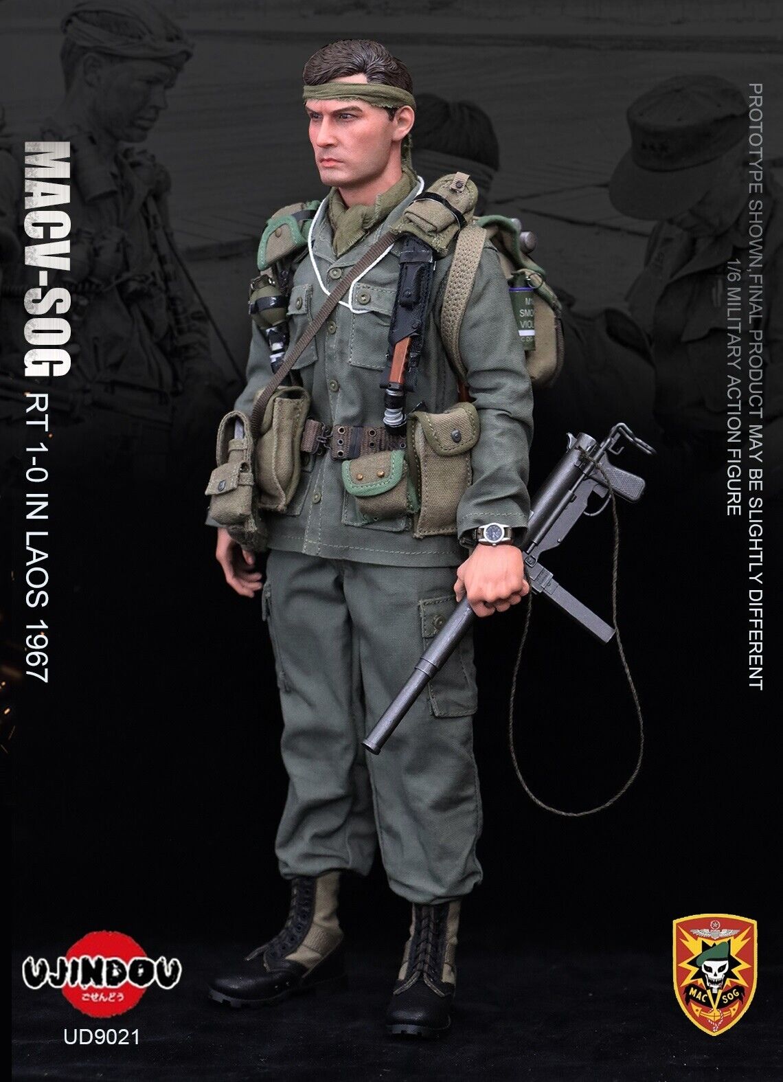 Pedido Figura MACV SOG Recon Team in Laos marca Ujindou UD9021 escala 1/6