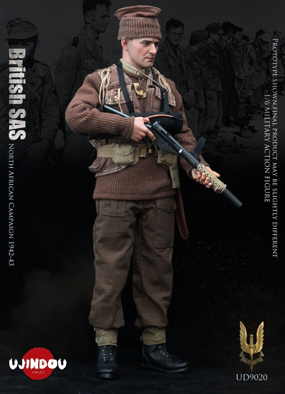 Pedido Figura British SAS - WWII North African Campaign 1942-43 marca Ujindou UD9020 escala 1/6