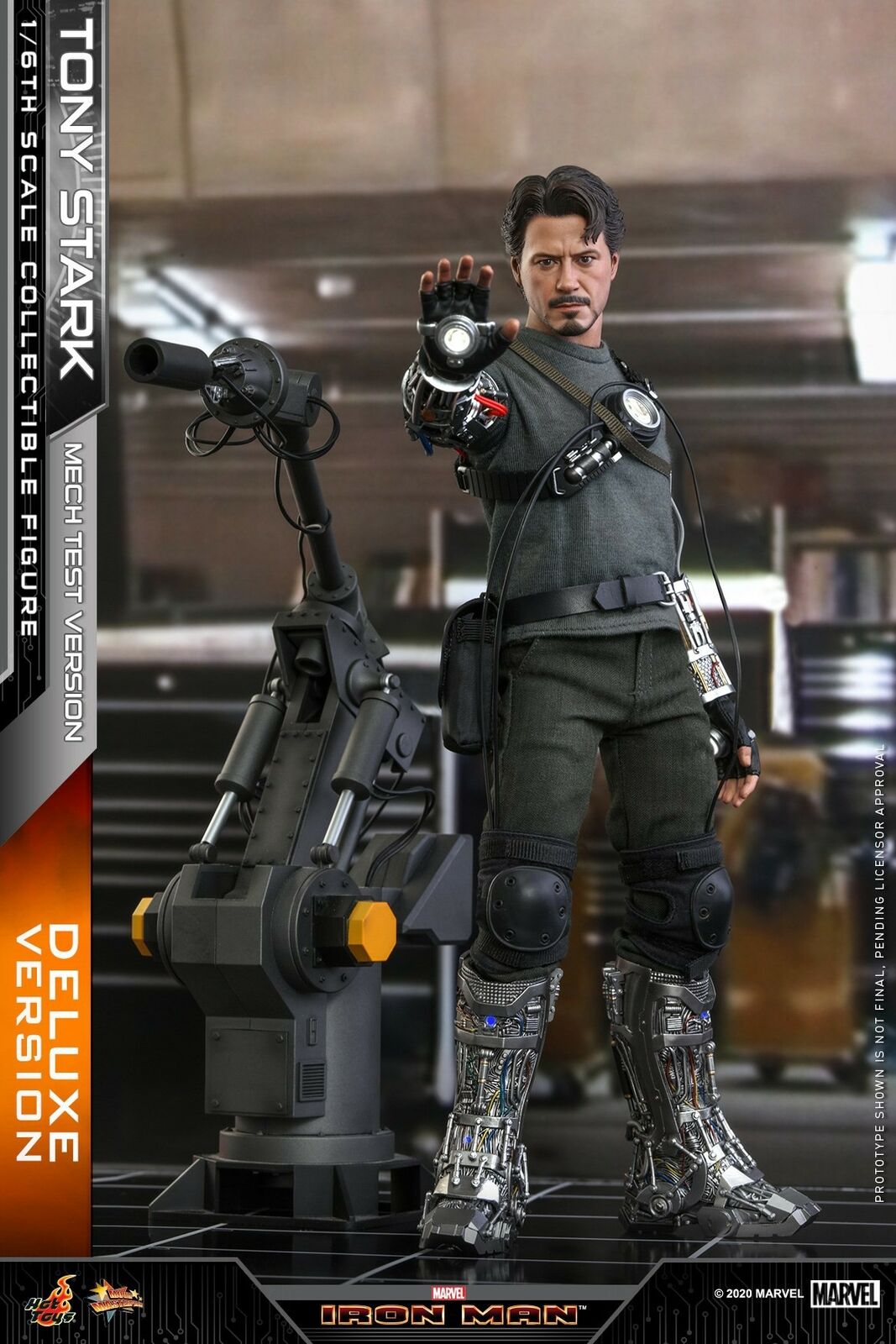 Pedido Figura Tony Stark Mech Test Version (Deluxe version) marca Hot Toys MMS582 escala 1/6