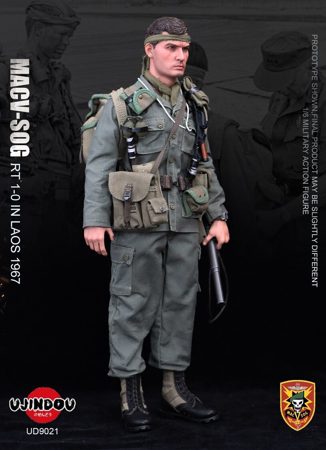 Pedido Figura MACV SOG Recon Team in Laos marca Ujindou UD9021 escala 1/6