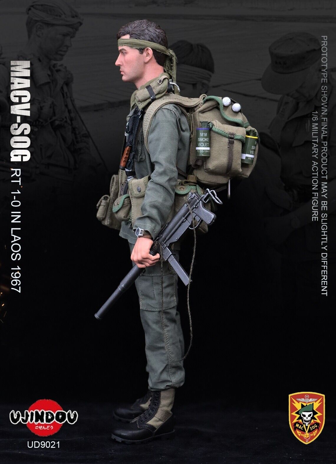 Pedido Figura MACV SOG Recon Team in Laos marca Ujindou UD9021 escala 1/6