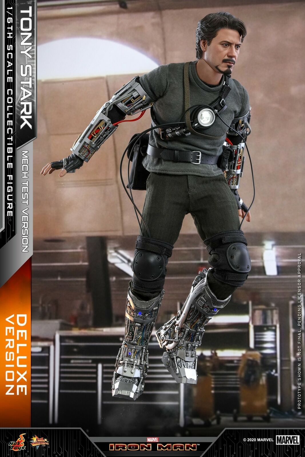 Pedido Figura Tony Stark Mech Test Version (Deluxe version) marca Hot Toys MMS582 escala 1/6