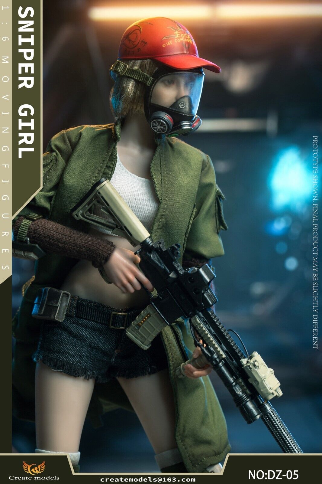 Pedido Figura Sniper Girl Songbird marca Create models DZ-05 escala 1/6