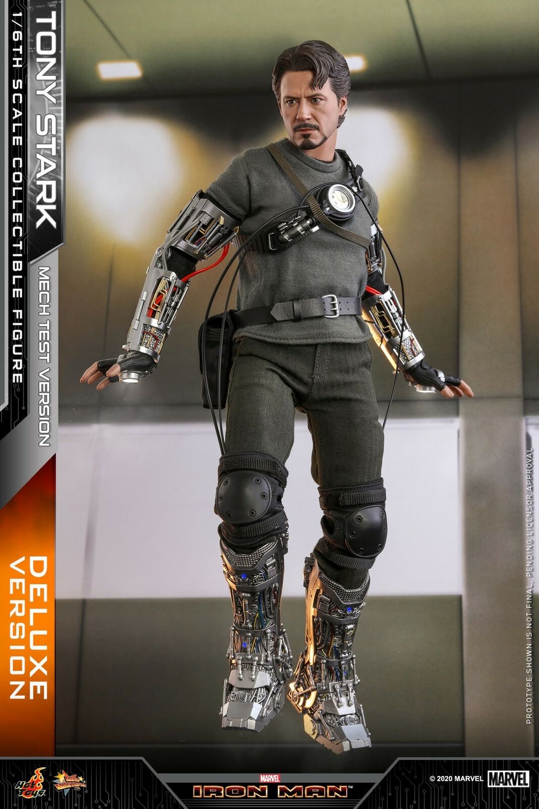 Pedido Figura Tony Stark Mech Test Version (Deluxe version) marca Hot Toys MMS582 escala 1/6