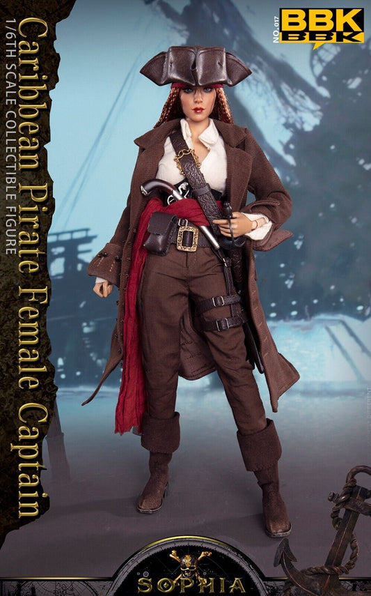 Pedido Figura Caribbean Pirate Female Captain Sophia marca BBK BBK017 escala 1/6