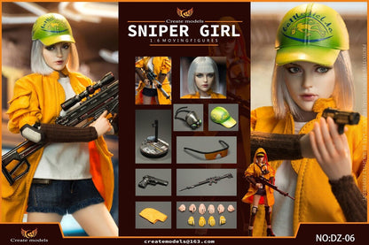 Pedido Figura Sniper Girl Lan marca Create models DZ-06 escala 1/6