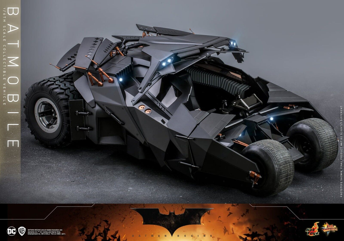 Pedido Vehículo Batmobile Tumbler - Dark Knight Trilogy marca Hot Toys MMS596 escala 1/6