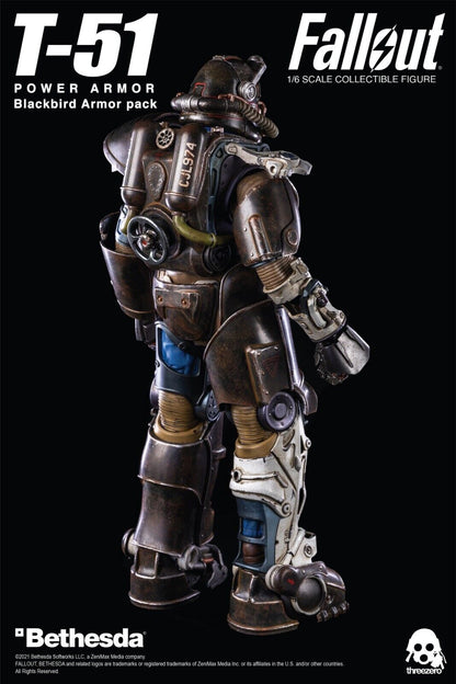 Pedido Set Fallout T-51 Power Armor - Blackbird Armor Pack marca Threezero 3Z0179 escala 1/6