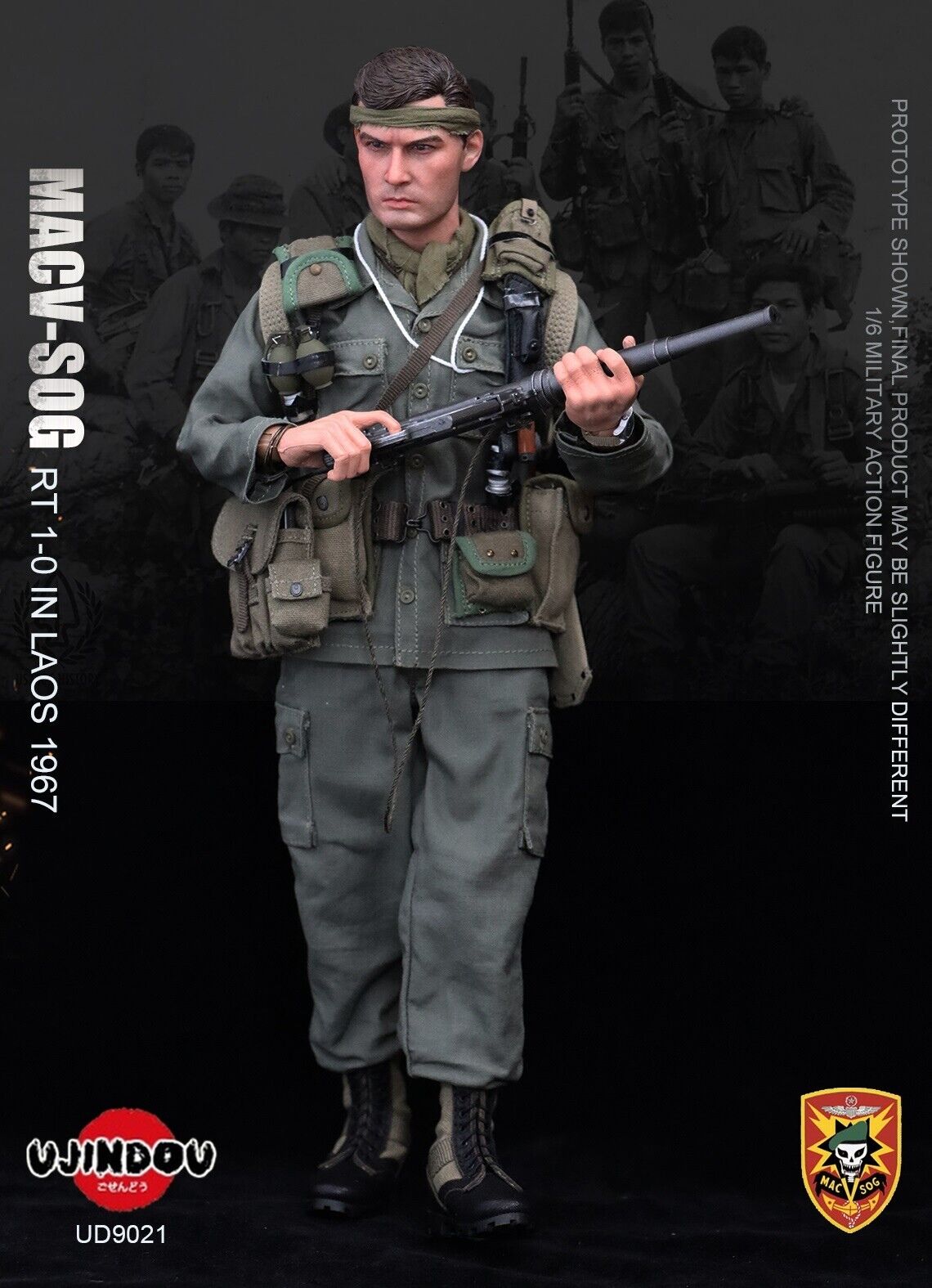 Pedido Figura MACV SOG Recon Team in Laos marca Ujindou UD9021 escala 1/6