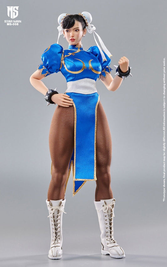 Preventa Figura Fighting Goddess (Blue Cheongsam version) marca Star Man MS-008A escala 1/6