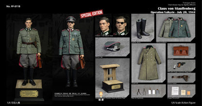 Pedido Figura Claus Von Stauffenberg - Operation Valkyrie (Special Edition) marca Facepool FP011B escala 1/6