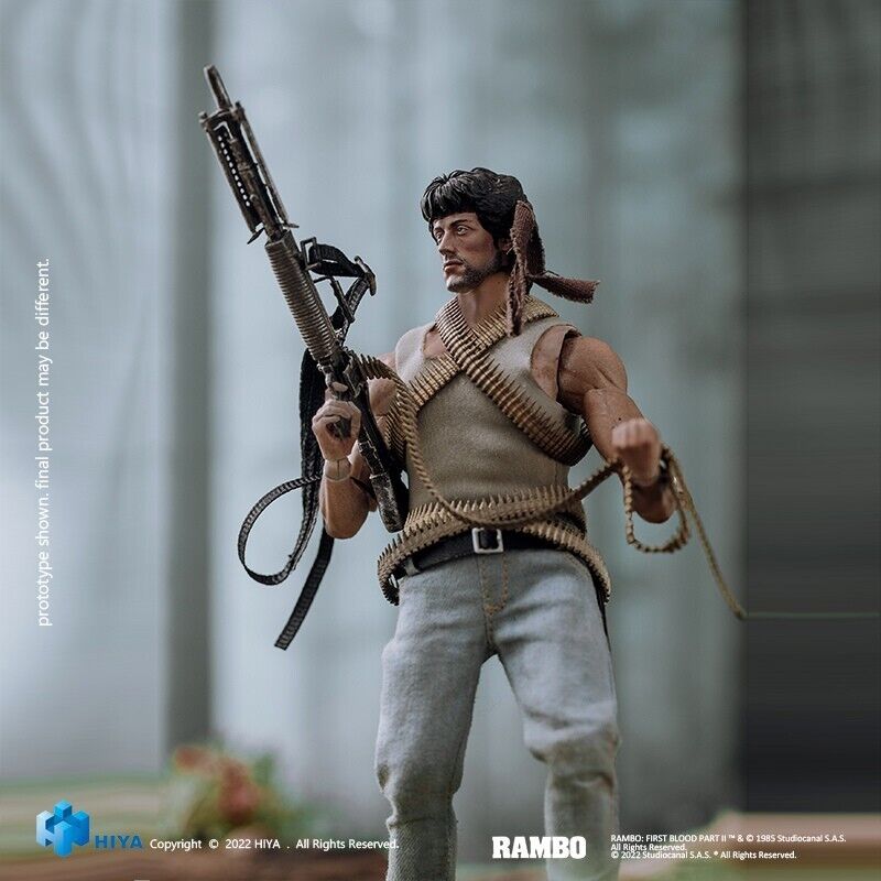 Pedido Figura John Rambo - Rambo: First Blood - Exquisite Super Series marca HIYA ESR0097 escala pequeña 1/12