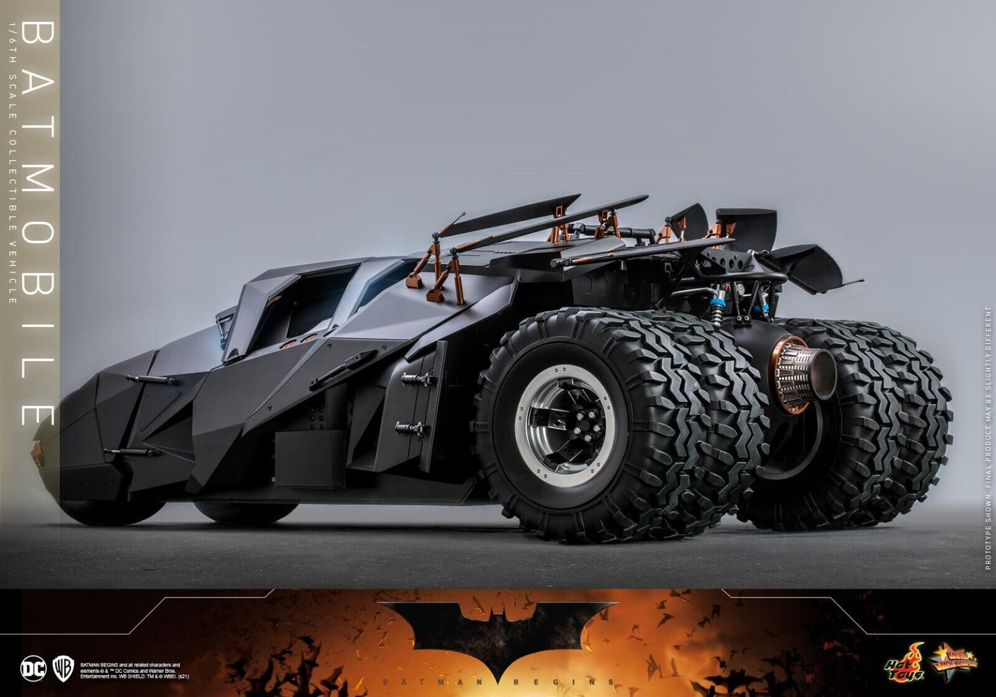 Pedido Vehículo Batmobile Tumbler - Dark Knight Trilogy marca Hot Toys MMS596 escala 1/6