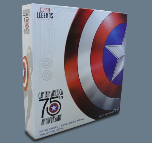 Pedido Prop Replica Captain America Shield (metal) - Marvel Legend 75 aniversario marca Hasbro escala real 1/1