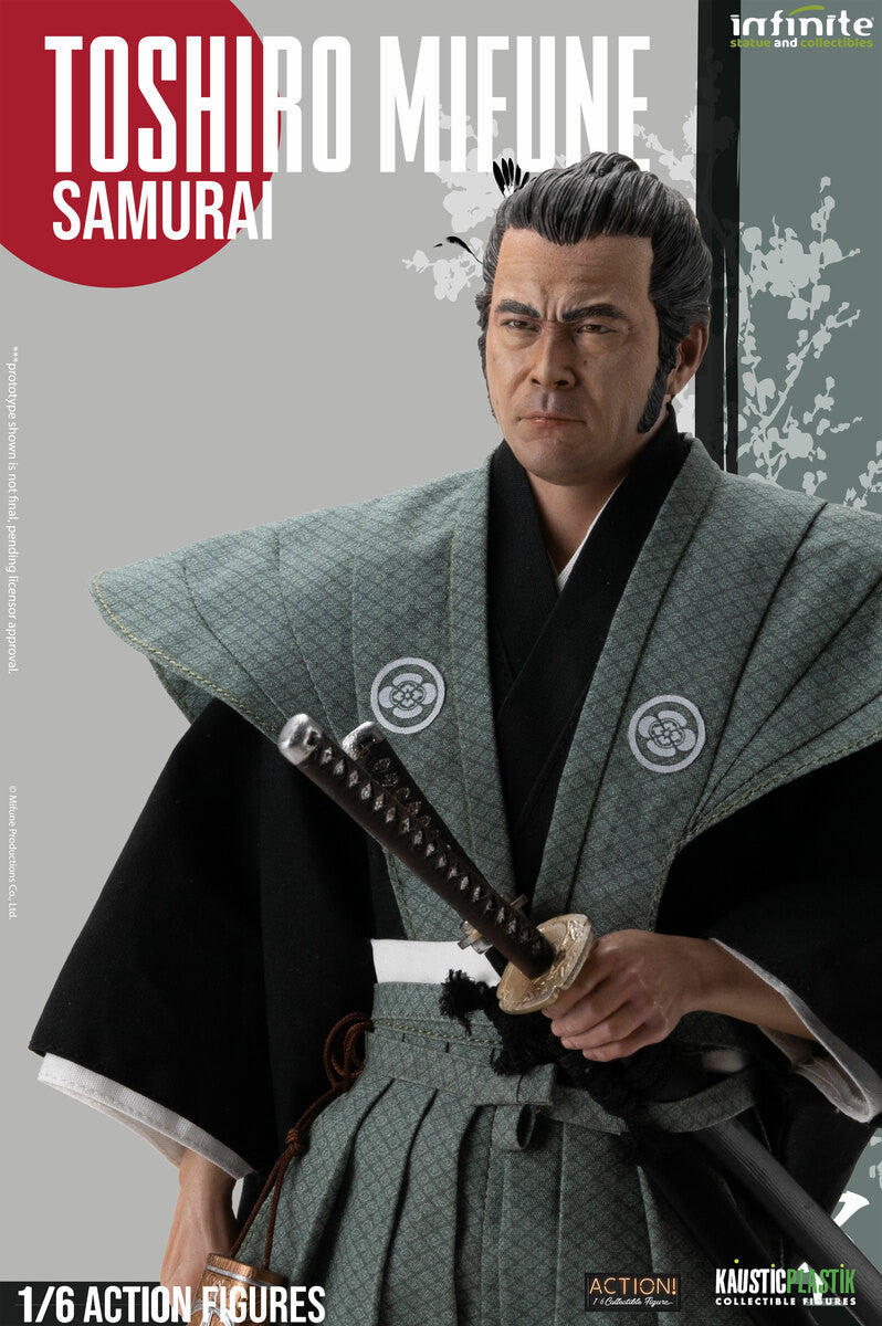 Preventa Figura Toshiro Mifune: A Legendary Tribute - SAMURAI marca Kaustic Plastik escala 1/6