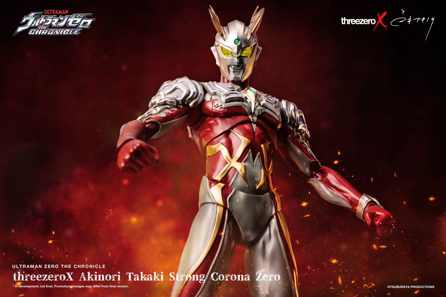 Preventa Figura (limitada) threezeroX Akinori Takaki Strong Corona Zero - Ultraman Zero THE CHRONICLE marca Threezero 3Z0373 escala 1/6