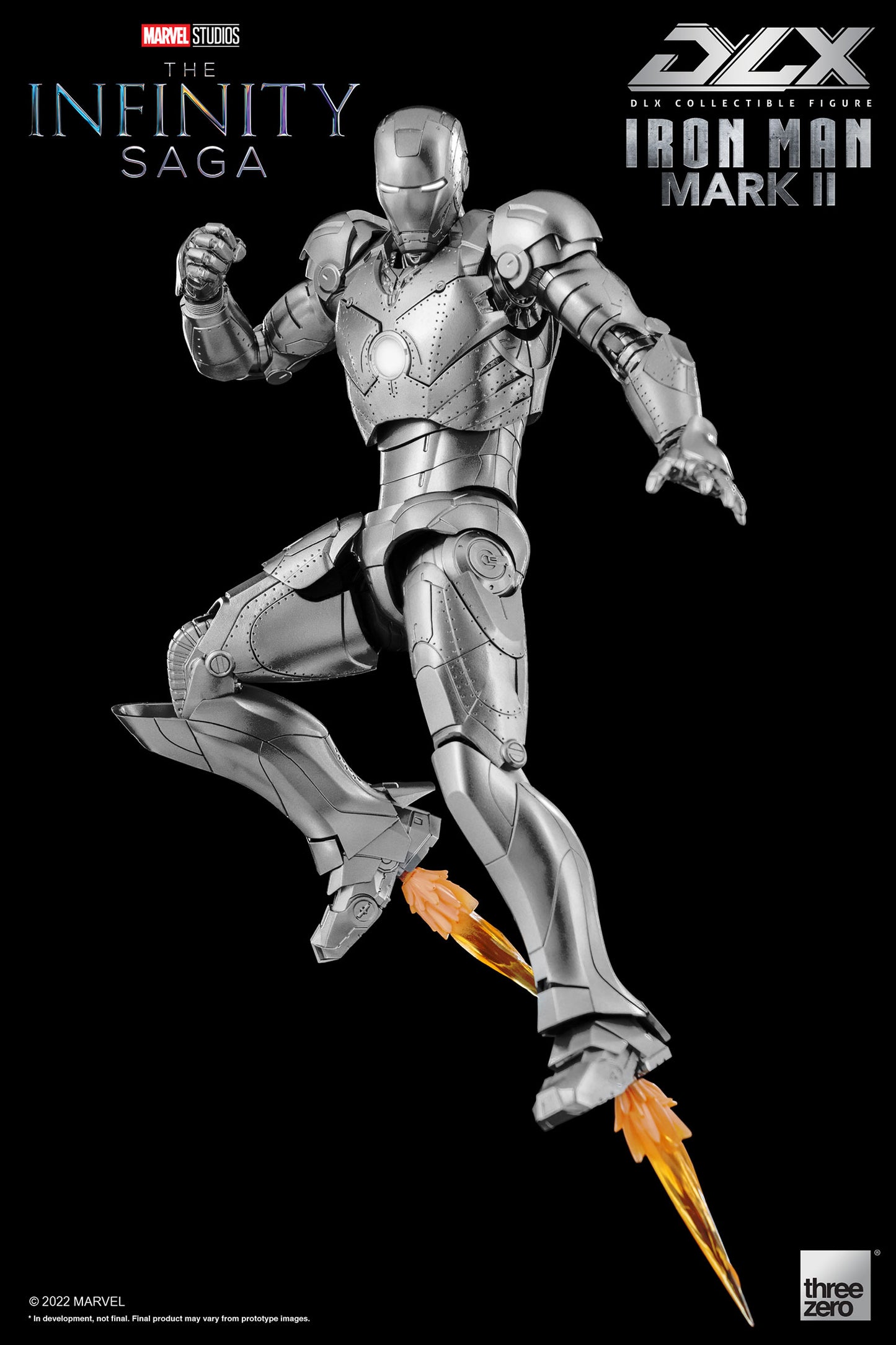 Pedido Figura DLX Iron Man Mark II 2 - Avengers: Infinity Saga marca Threezero 3Z0477 escala pequeña 1/12